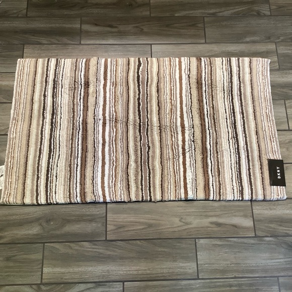 Dkny Bath Dkny Cotton Houston Striped Bath Mat Poshmark